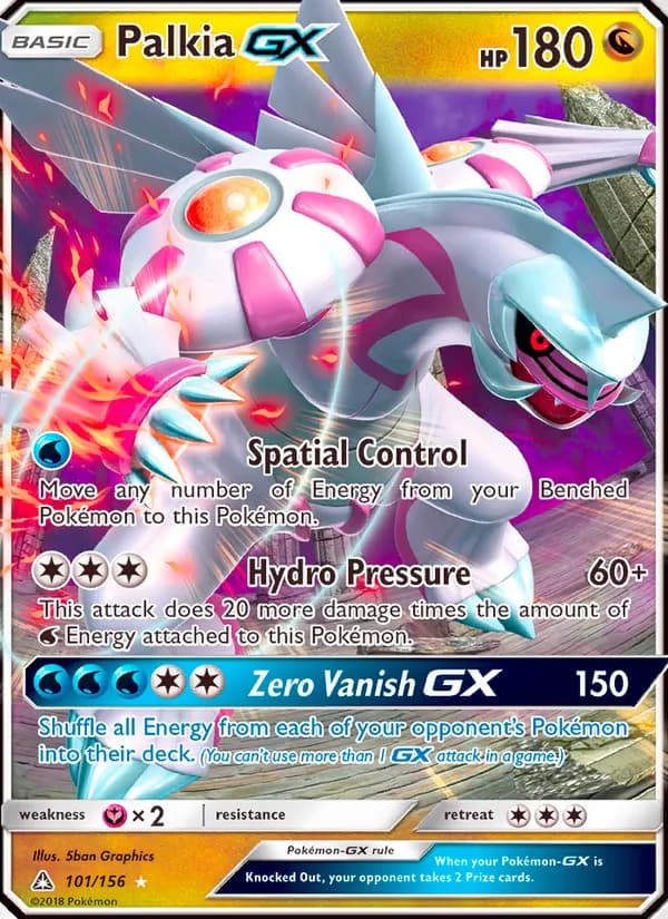 Palkia GX — изображение карты