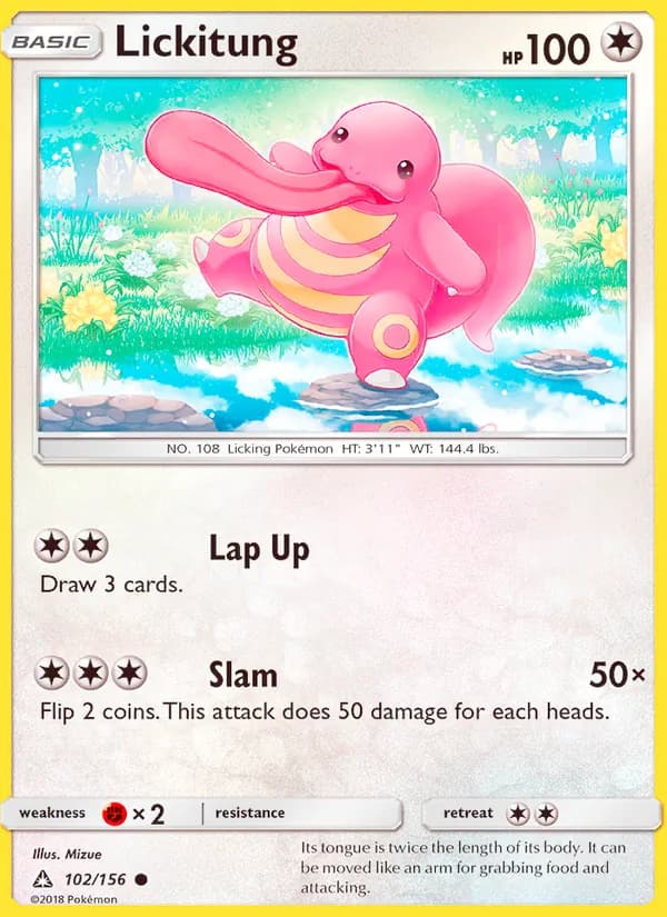Lickitung — изображение карты