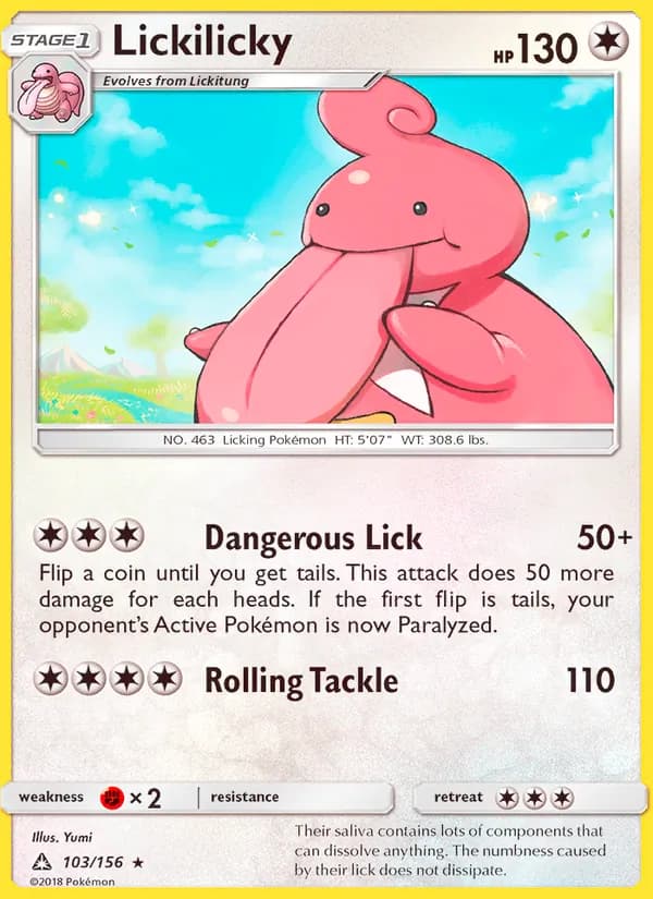 Lickilicky — изображение карты
