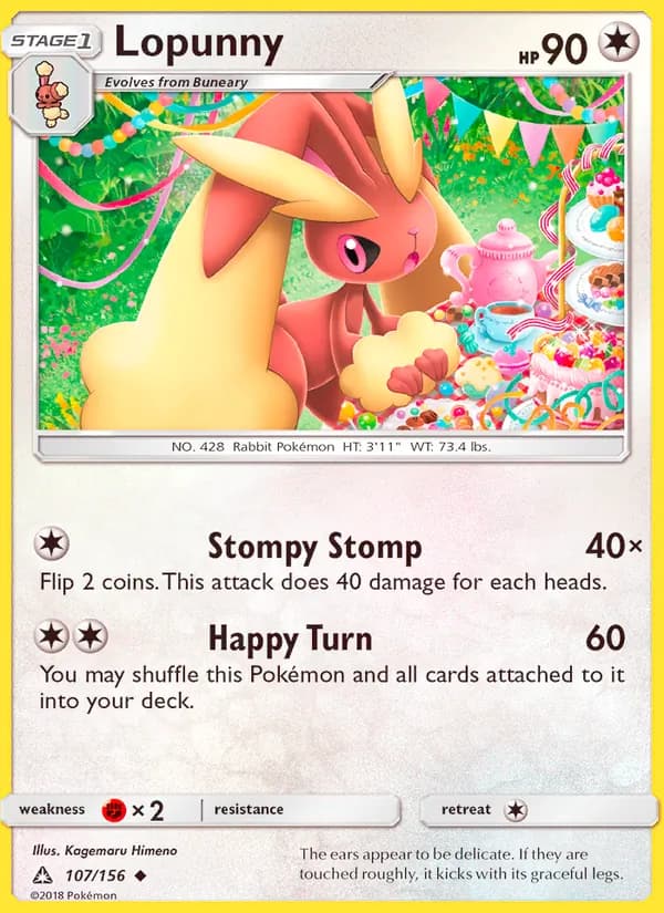 Lopunny — изображение карты