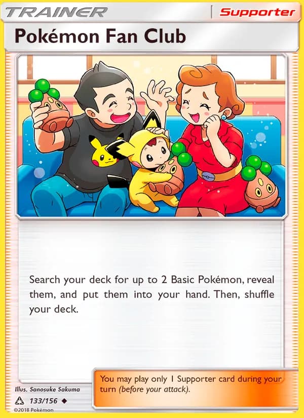 Pokémon Fan Club — изображение карты