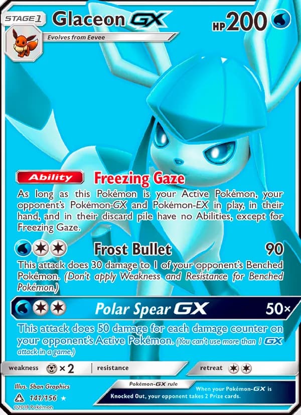 Glaceon GX — изображение карты