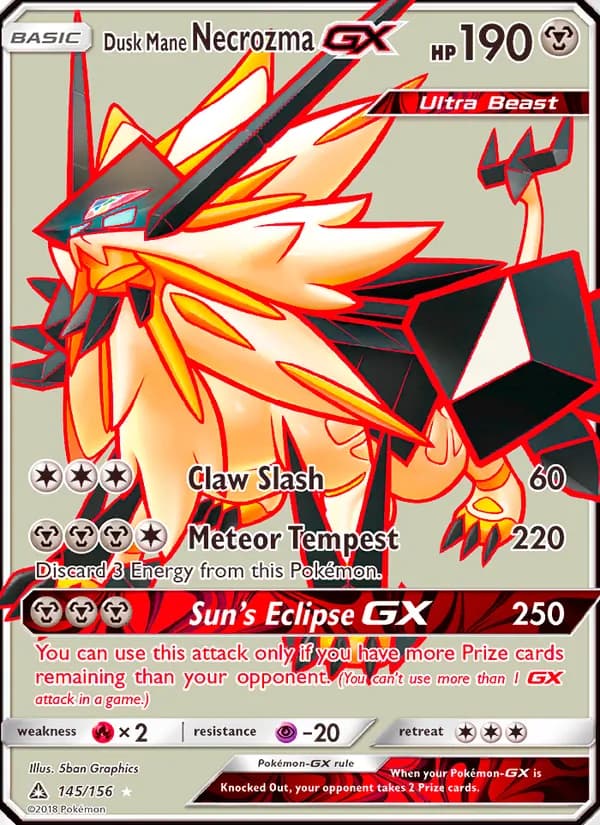 Dusk Mane Necrozma GX — изображение карты