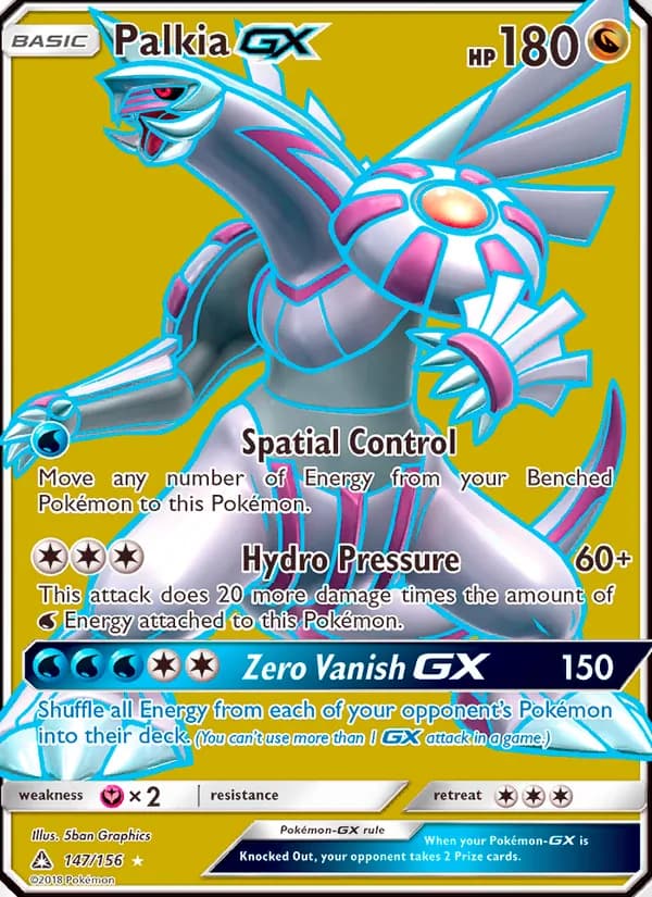 Palkia GX — изображение карты