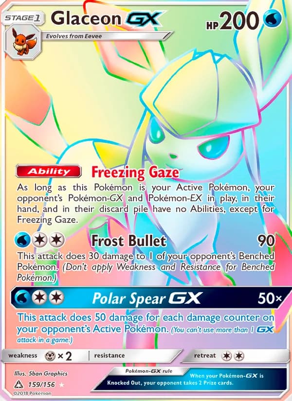 Glaceon GX — изображение карты