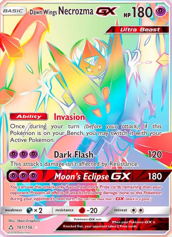 Dawn Wings Necrozma GX — изображение карты