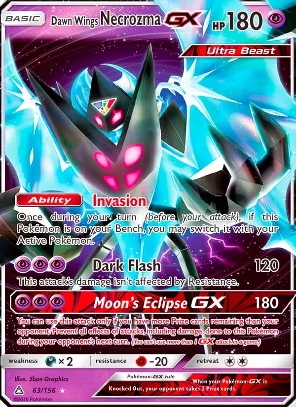 Dawn Wings Necrozma GX — изображение карты
