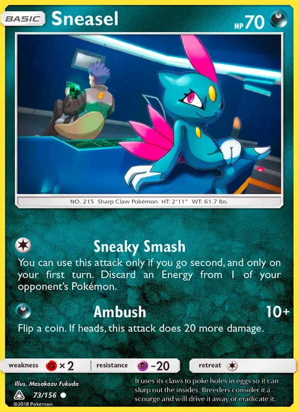 Sneasel — изображение карты