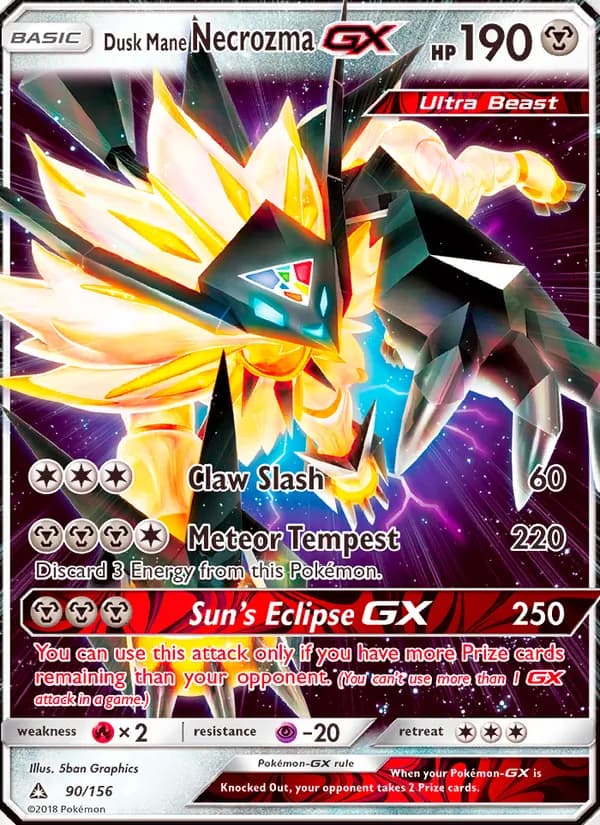Dusk Mane Necrozma GX — изображение карты