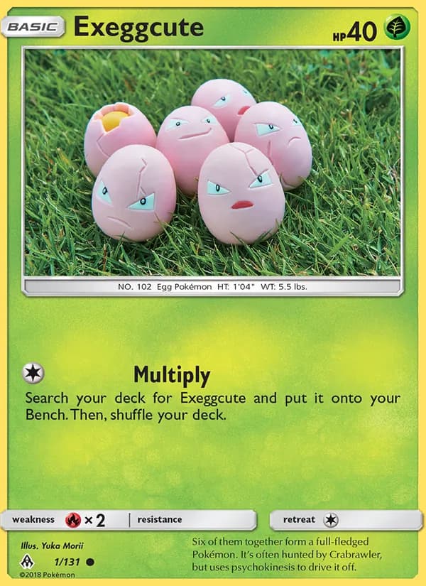 Exeggcute — изображение карты