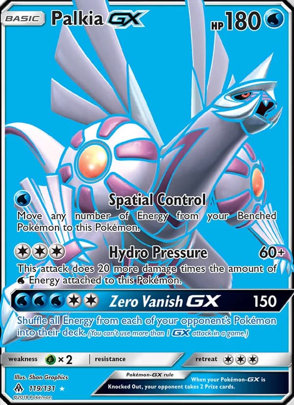 Palkia GX — изображение карты