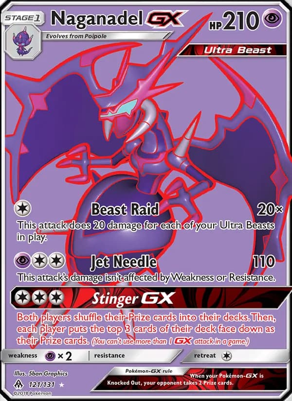 Naganadel GX — изображение карты