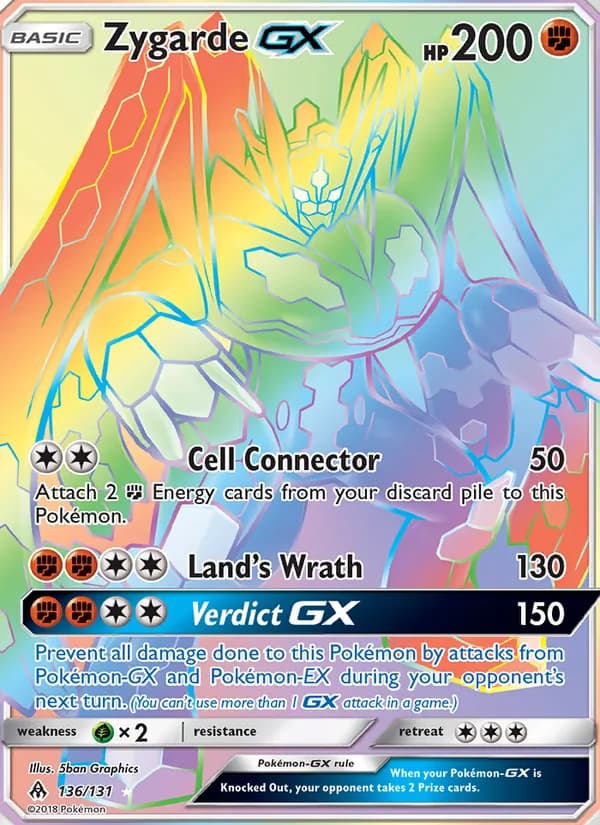 Zygarde GX — изображение карты