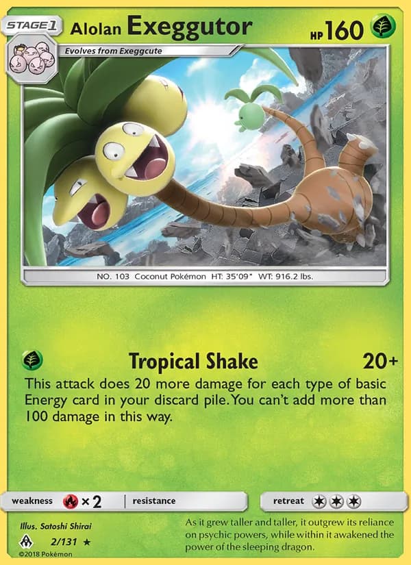 Alolan Exeggutor — изображение карты
