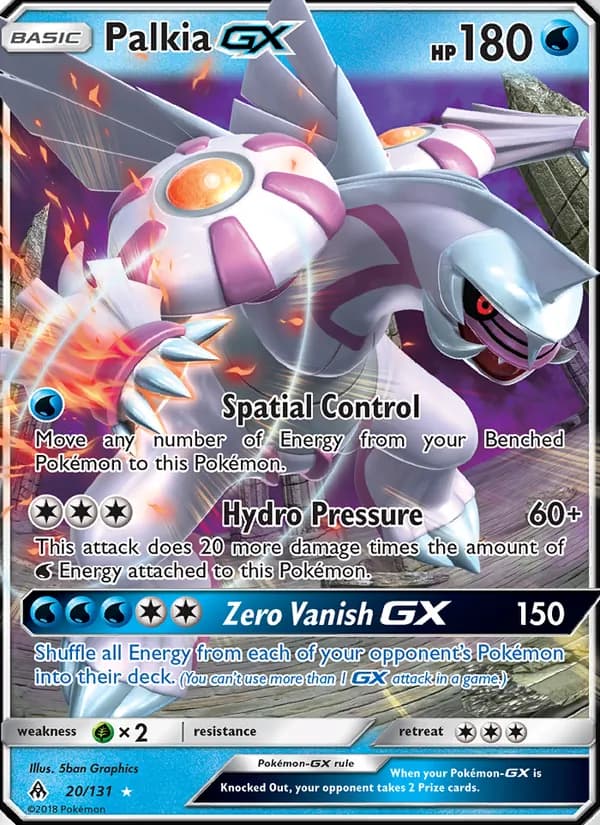 Palkia GX — изображение карты