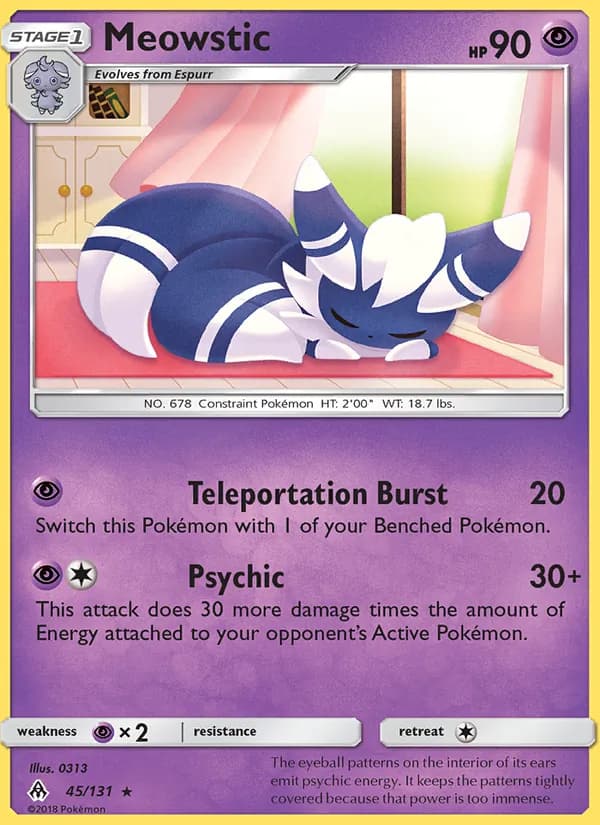 Meowstic — изображение карты