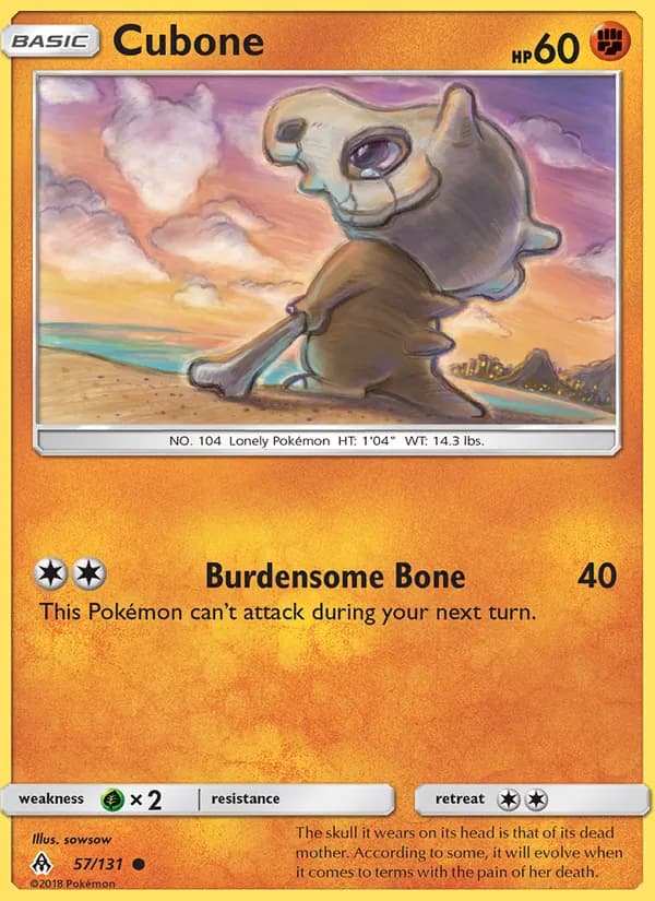 Cubone — изображение карты