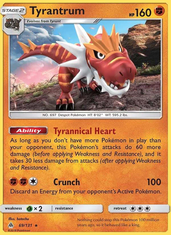 Tyrantrum — изображение карты