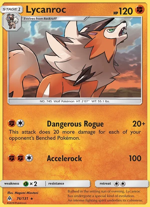 Lycanroc — изображение карты