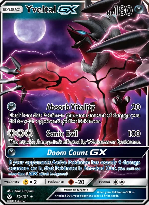 Yveltal GX — изображение карты