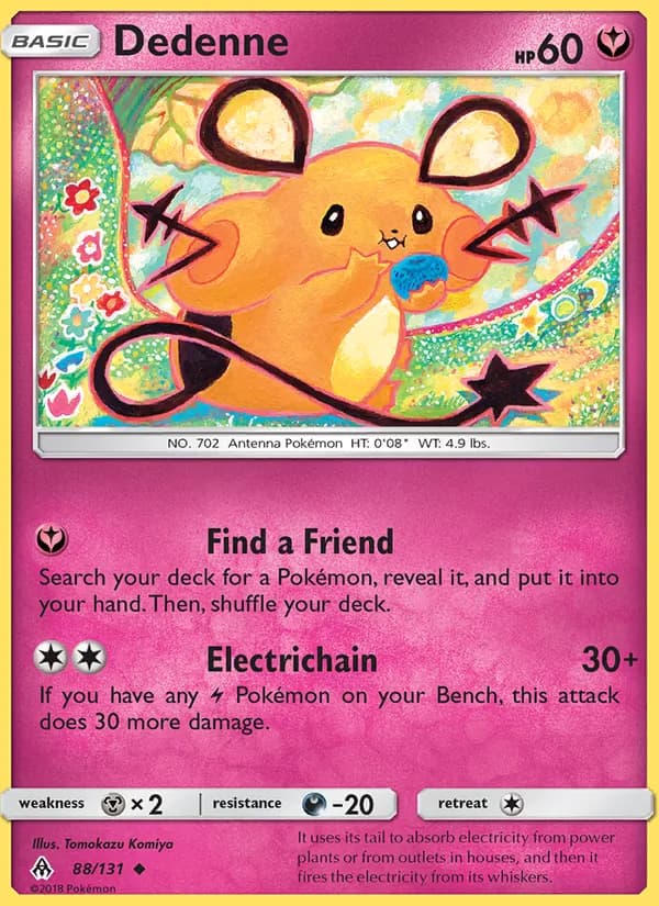 Dedenne — изображение карты