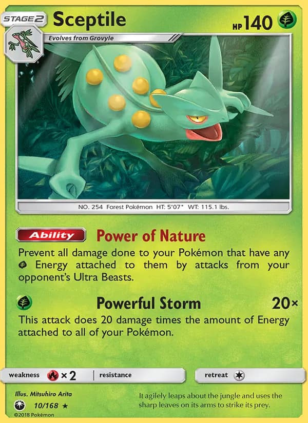 Sceptile — изображение карты