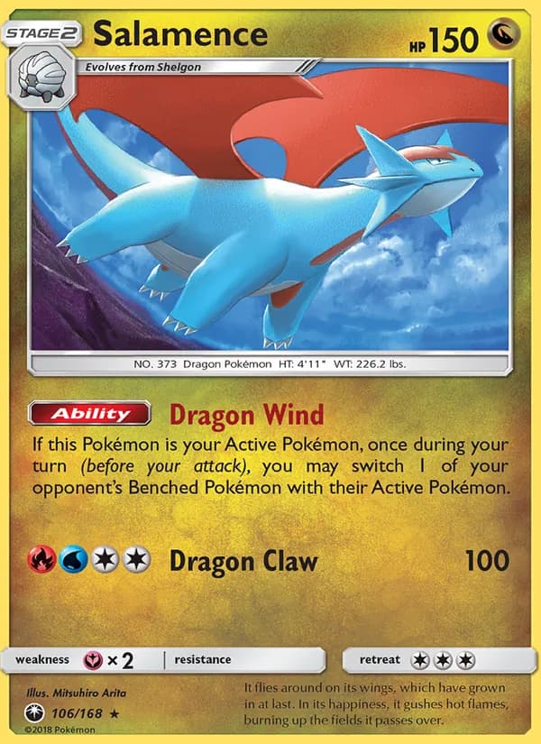 Salamence — изображение карты