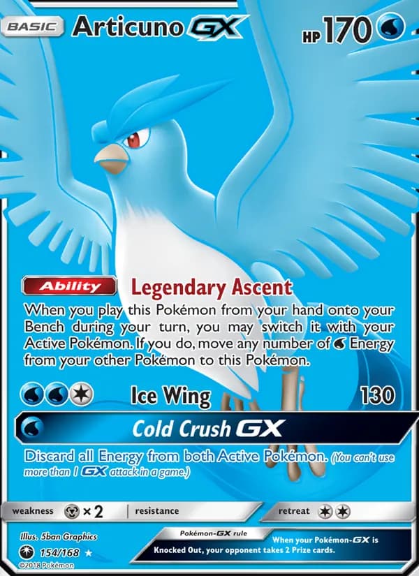 Articuno GX — изображение карты