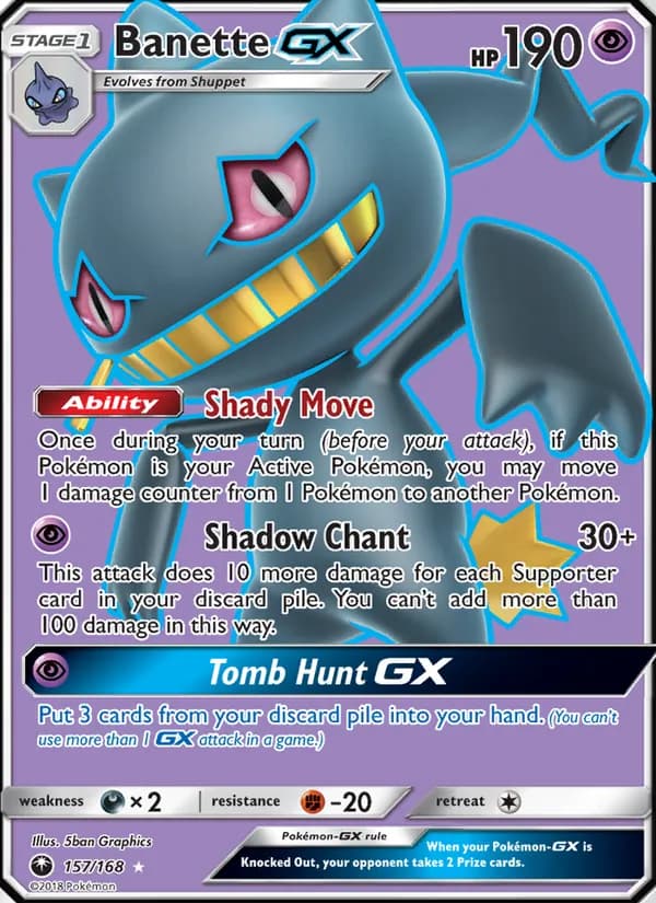 Banette GX — изображение карты