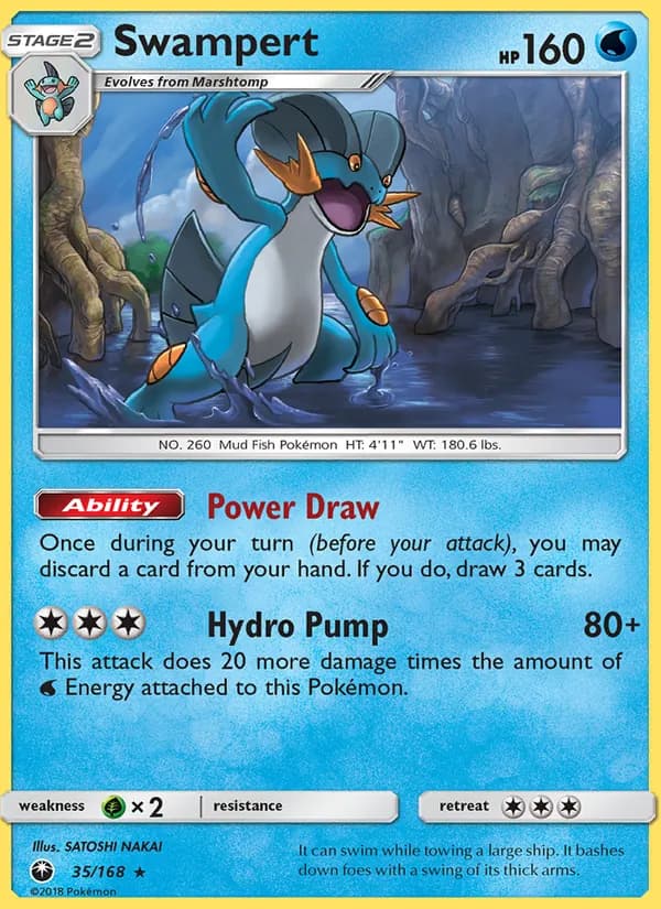 Swampert — изображение карты