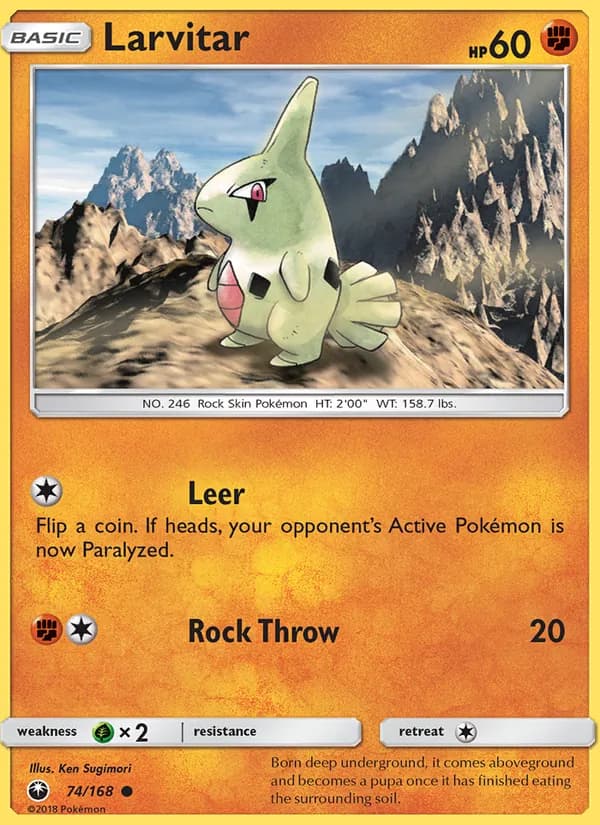 Larvitar — изображение карты