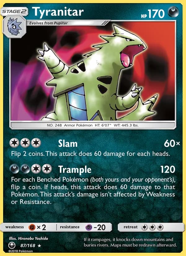 Tyranitar — изображение карты