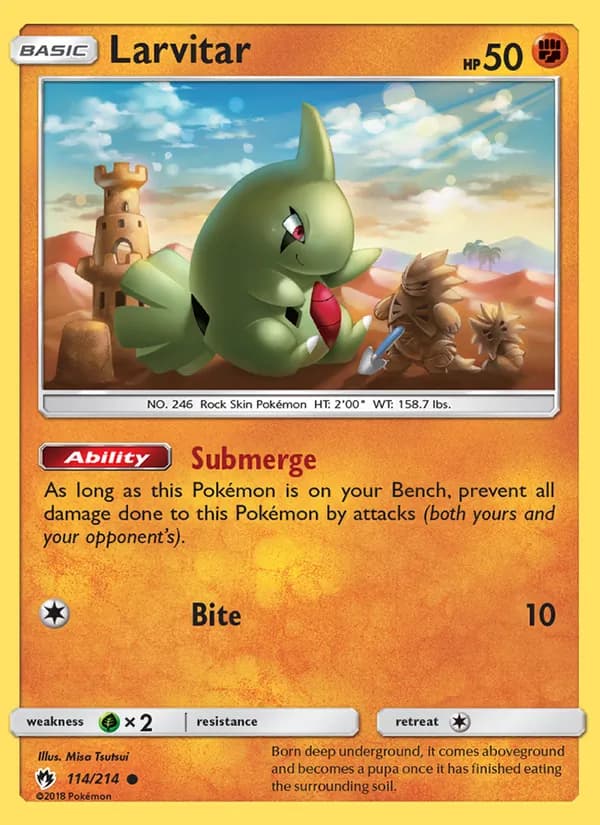 Larvitar — изображение карты