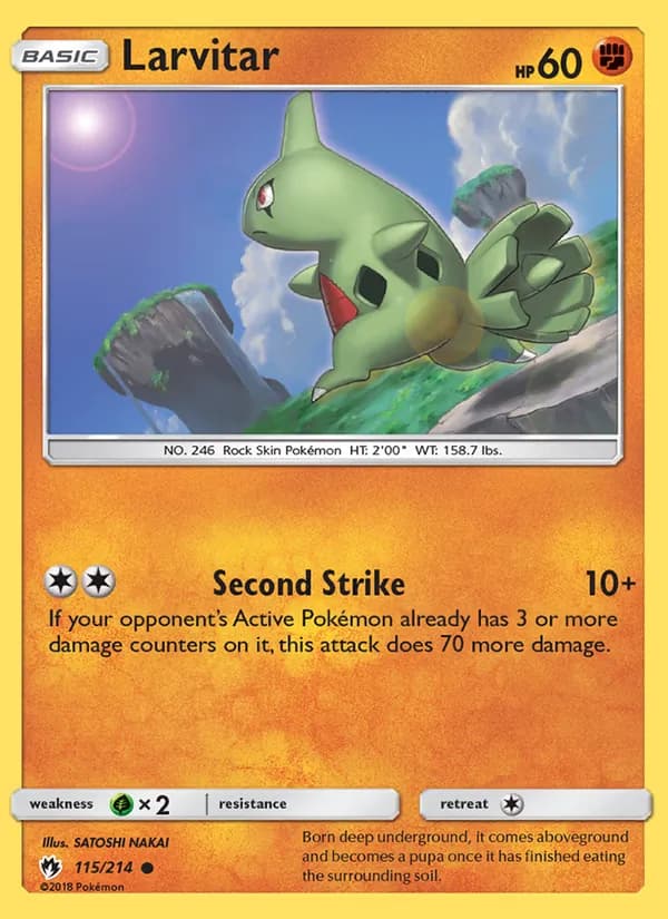 Larvitar — изображение карты