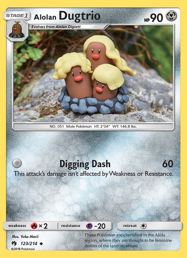 Alolan Dugtrio — изображение карты