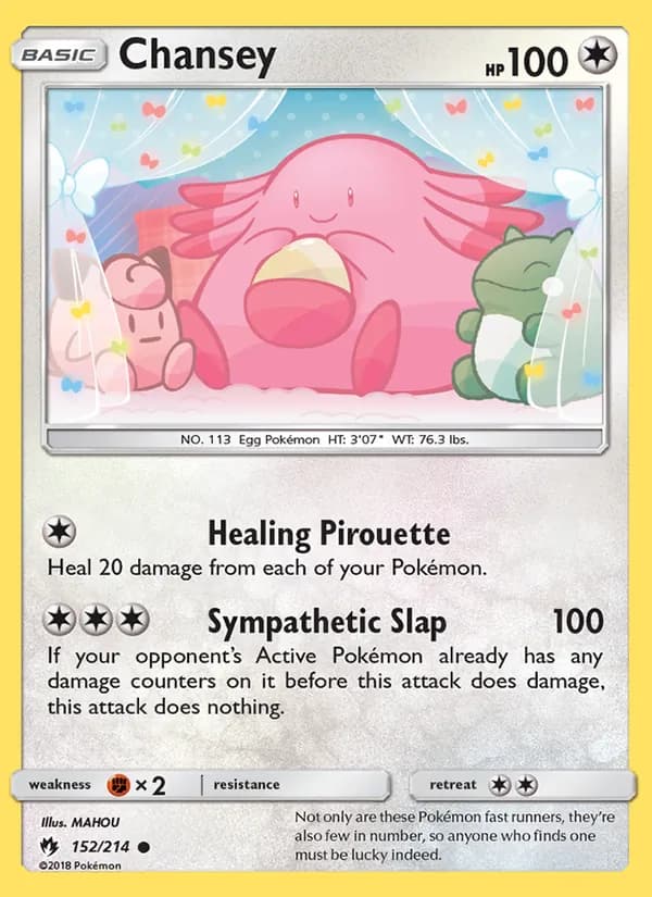 Chansey — изображение карты