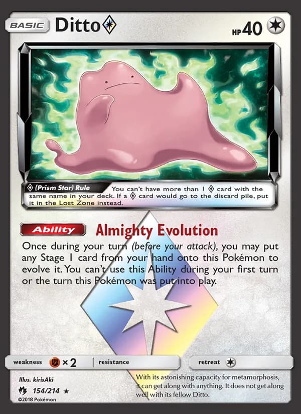 Ditto ◇ — изображение карты
