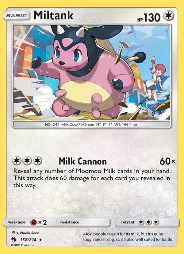 Miltank — изображение карты