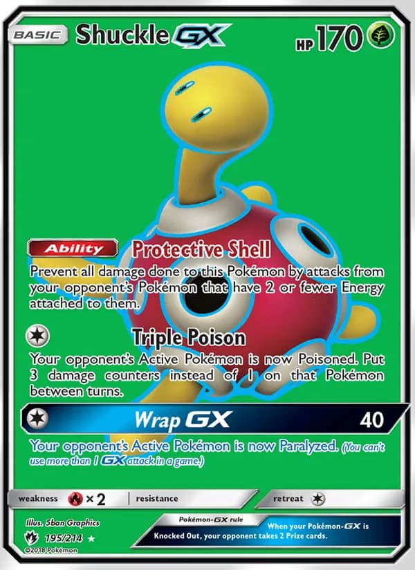 Shuckle GX — изображение карты