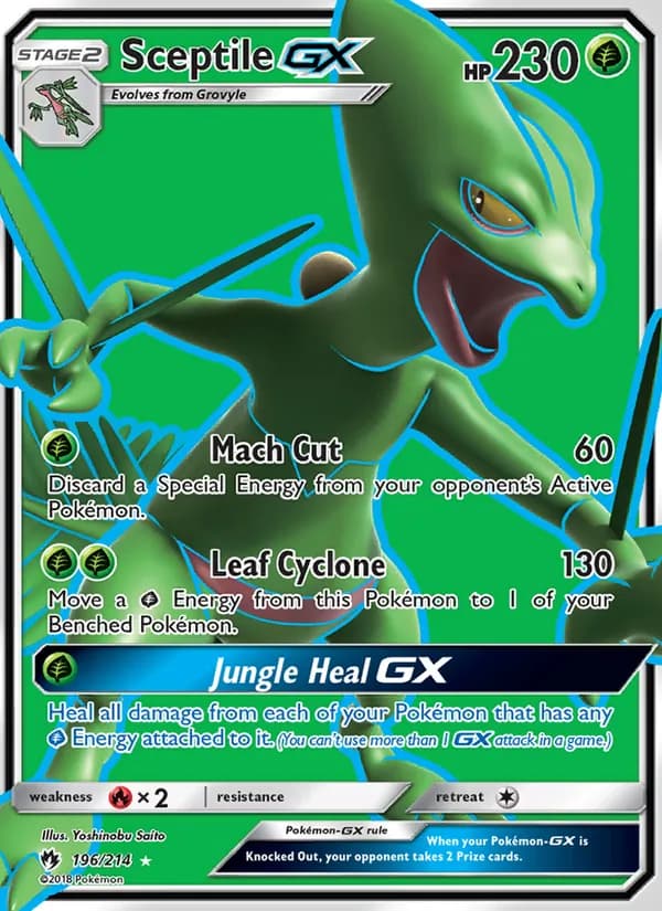 Sceptile GX — изображение карты