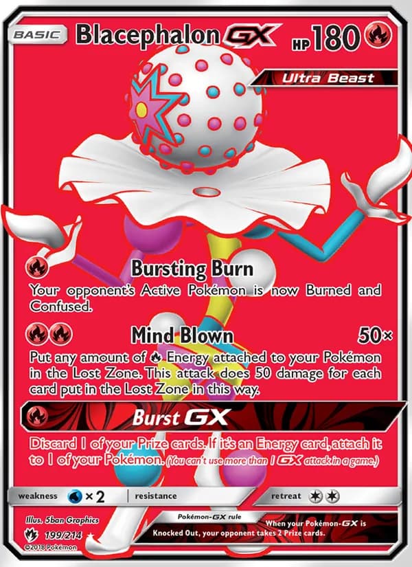Blacephalon GX — изображение карты
