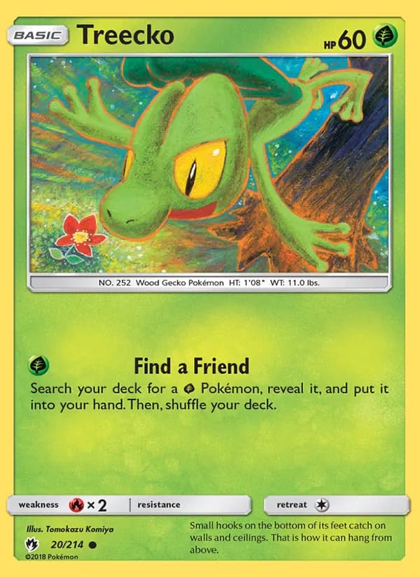 Treecko — изображение карты