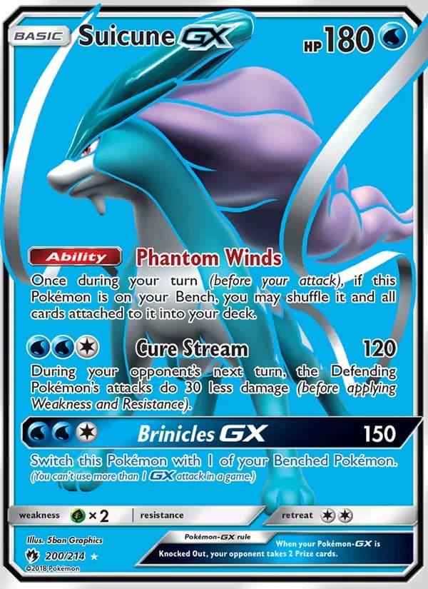 Suicune GX — изображение карты