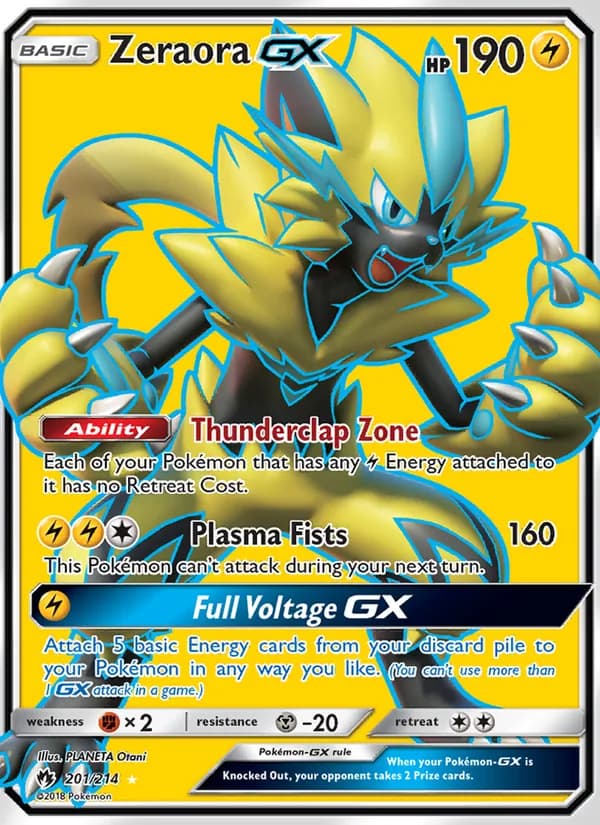 Zeraora GX — изображение карты