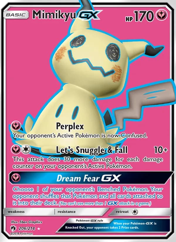 Mimikyu GX — изображение карты