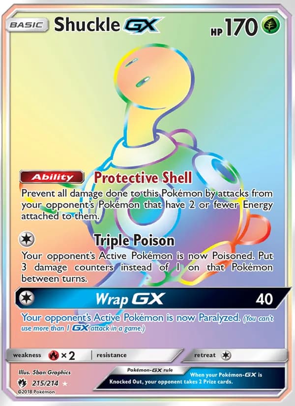 Shuckle GX — изображение карты