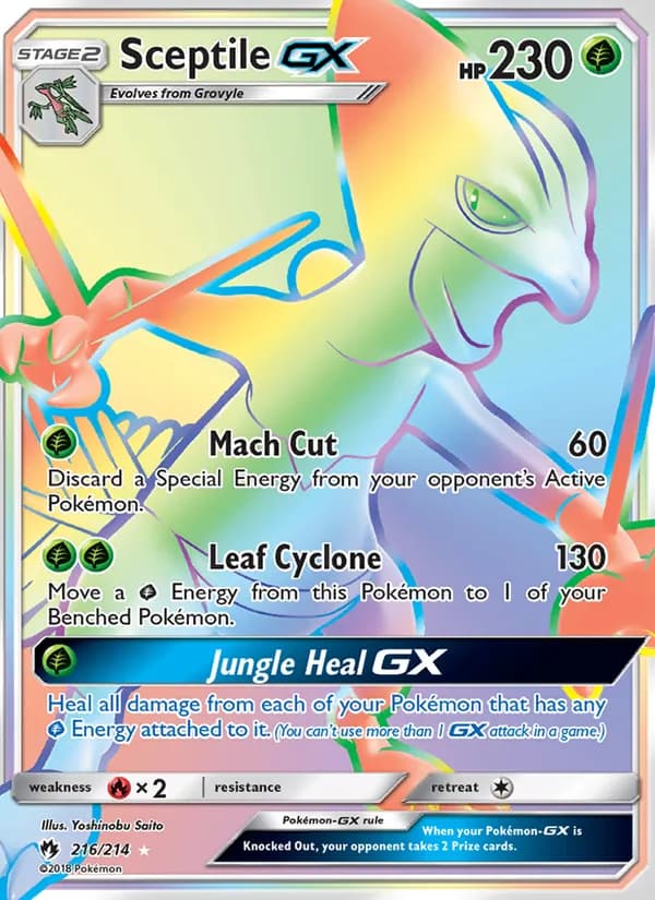 Sceptile GX — изображение карты