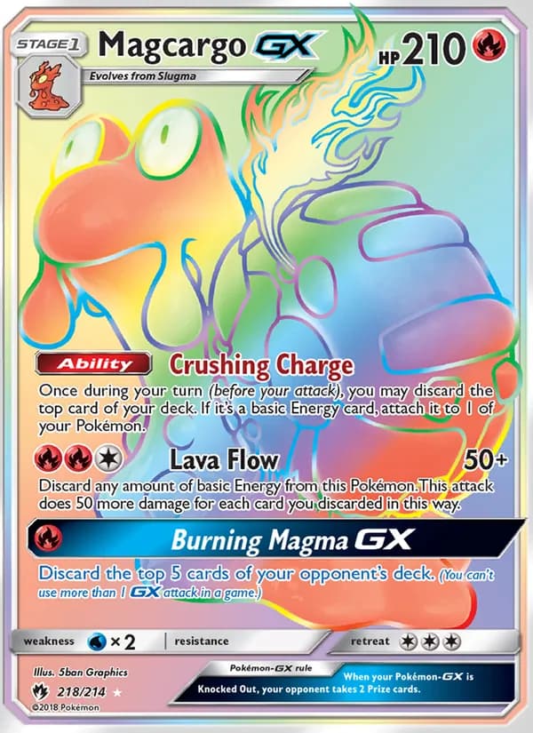 Magcargo GX — изображение карты
