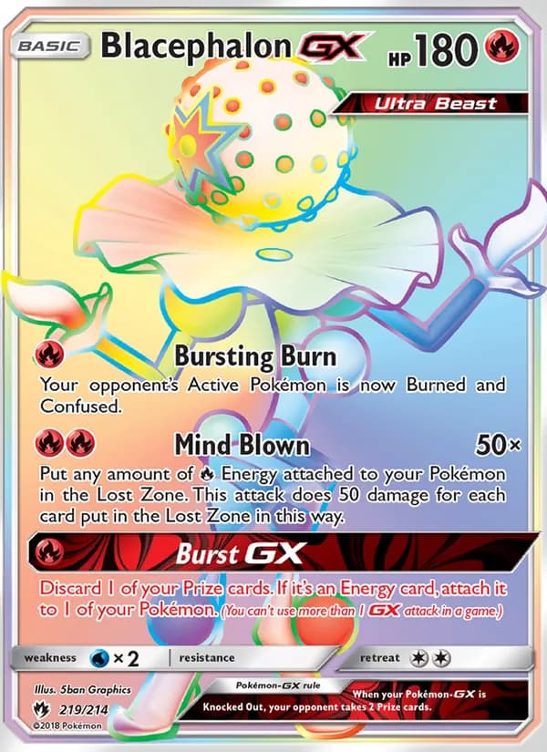 Blacephalon GX — изображение карты