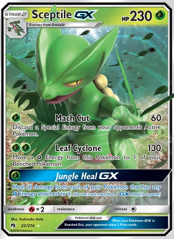 Sceptile GX — изображение карты